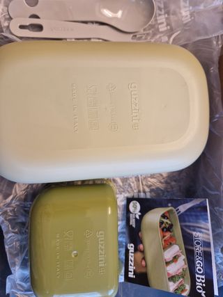 Set Lunch Box Guzzini con contenitore, posate viag