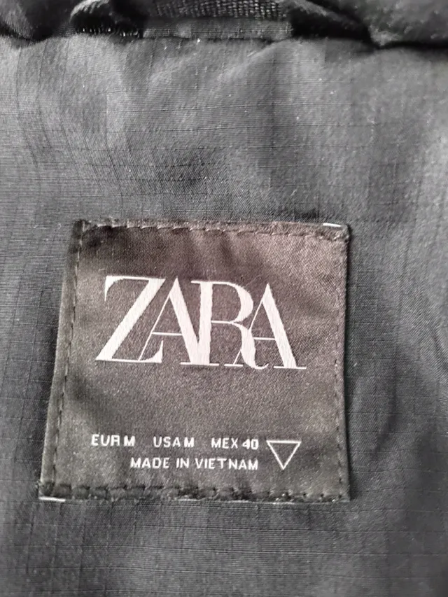 Chaqueta acolchada Zara Negra Hombre