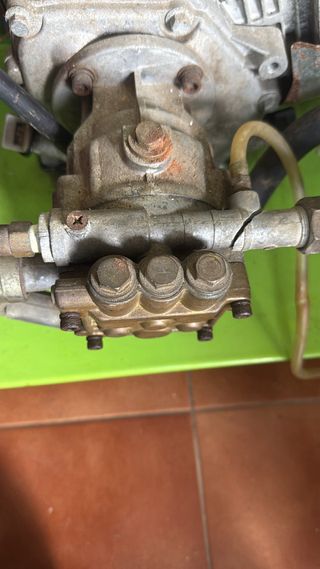 Hidrolimpiadora a gasolina verde