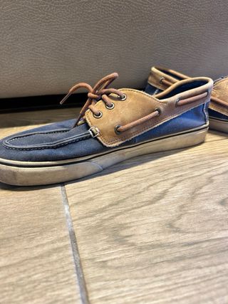Náuticos Vans Azul y Marrón