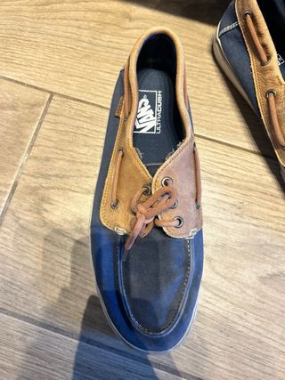 Náuticos Vans Azul y Marrón