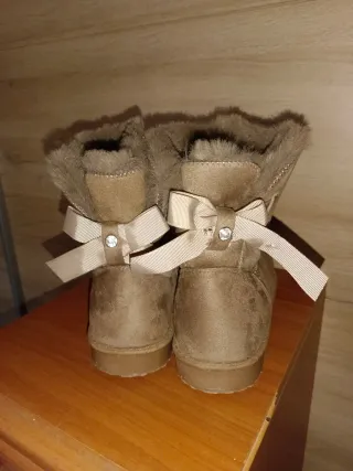 Botas de descanso beige/marrón