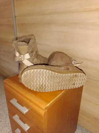 Botas de descanso beige/marrón