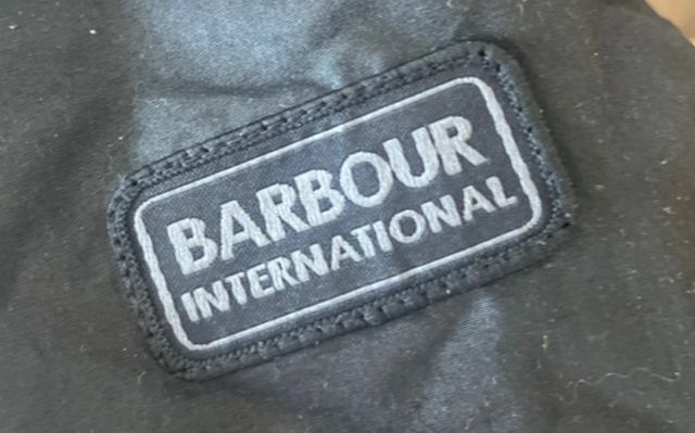 Barbour International Hombre Negra Gris