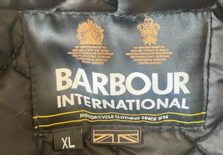 Barbour International Hombre Negra Gris