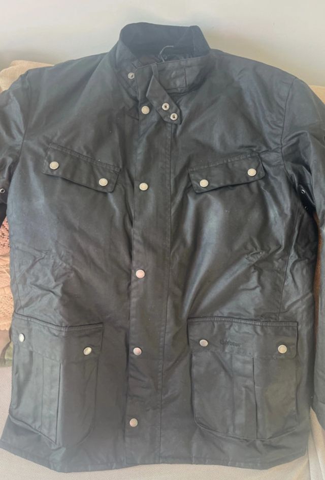 Barbour International Hombre Negra Gris