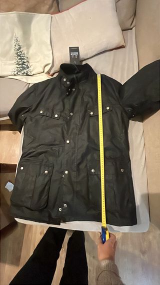 Barbour International Hombre Negra Gris