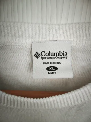 Jersey Columbia Blanco