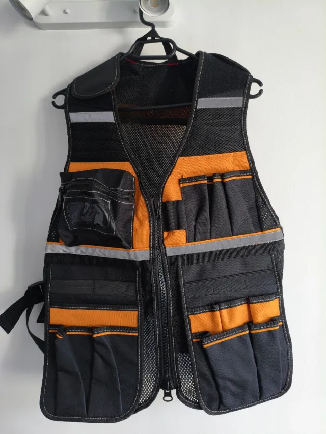 Chaleco de herramientas multi-bolsillo