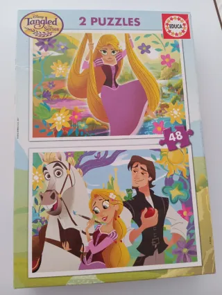 2 Puzzles Disney Rapunzel 48 piezas