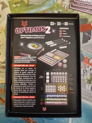 Optimus 2 Juego de Mesa