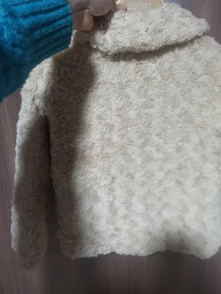 Abrigo niña peluche 6-7 años