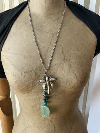 Collana Argento 925 con Giada e Pietre