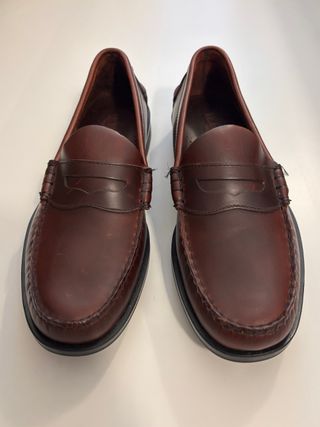 Mocasines cuero granate IDEE UOMO italy 42.5