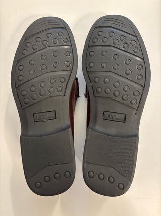 Mocasines cuero granate IDEE UOMO italy 42.5