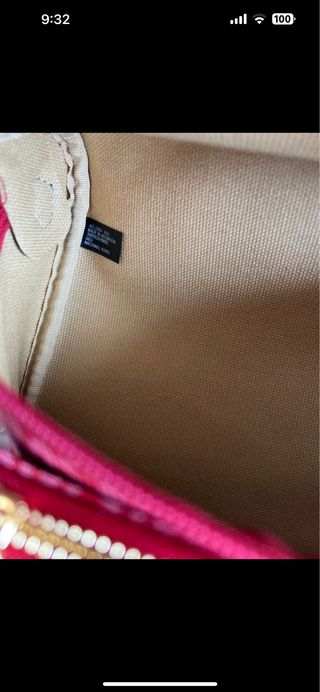 Riñonera Michael Kors Roja Nueva con Etiquetas