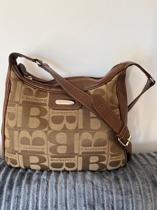 Borsa Burberry Monogram Marrone e Beige