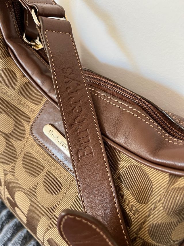 Bolso Burberry Monogram Marrón y Beige