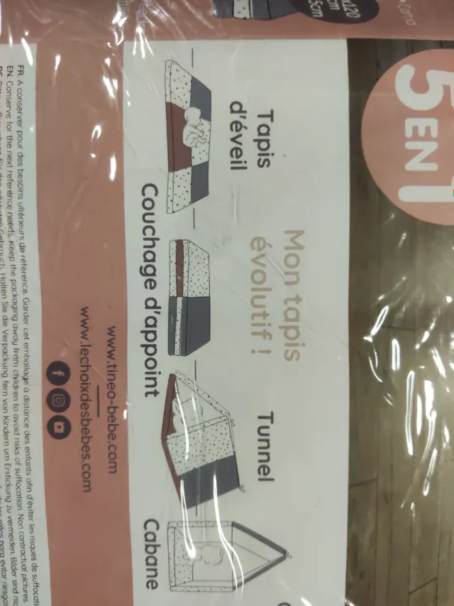 Alfombra de juego de despertar tesoros del oceano