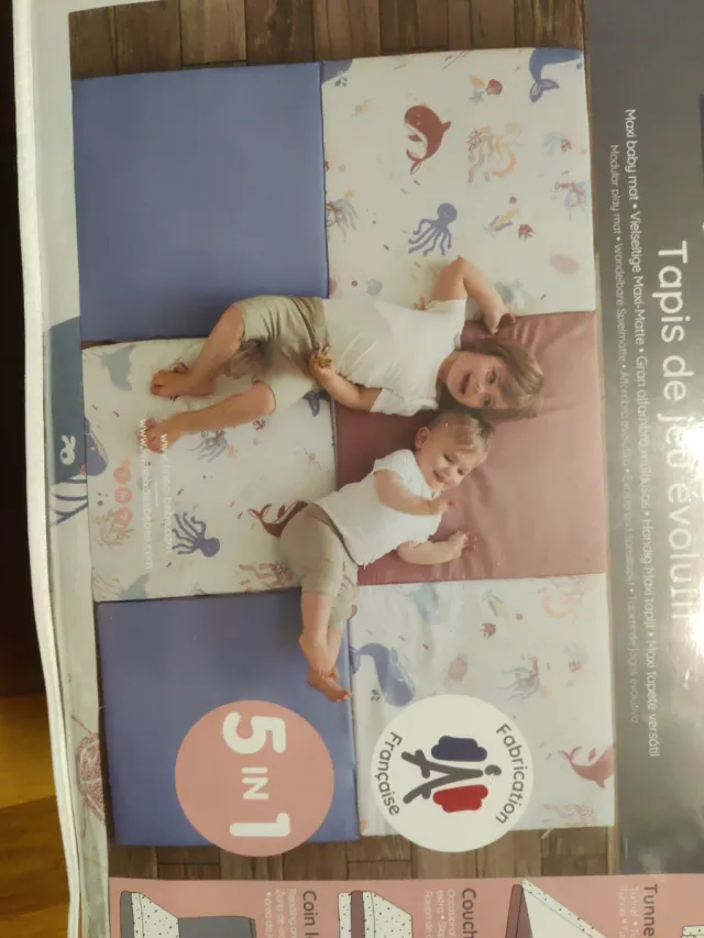 Alfombra de juego de despertar tesoros del oceano