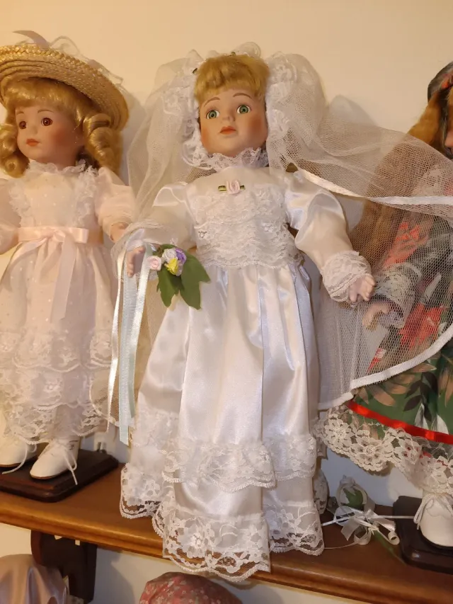 Colección 8 Muñecas Porcelana Vintage