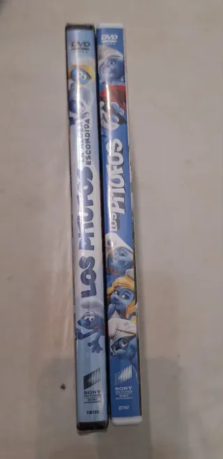 2 Películas DVD Los Pitufos