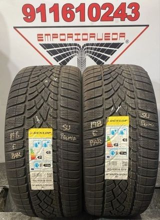 4UD 265 45 18 V DUNLOP RUEDA YA MONTADA PREMIUM