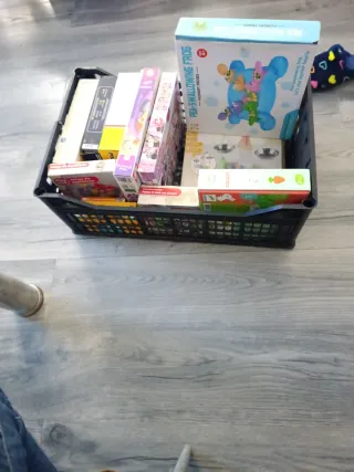 Caja de juegos y juguetes