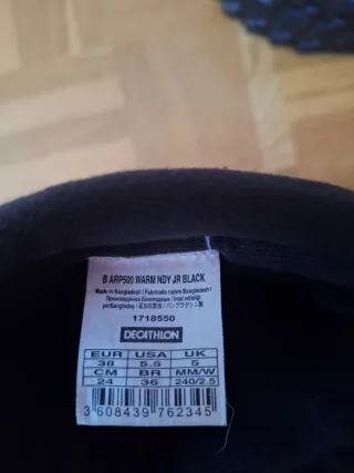 Botas de Nieve Quechua Talla 38