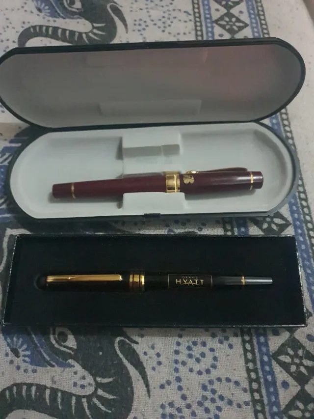 2 Penne eleganti con astuccio