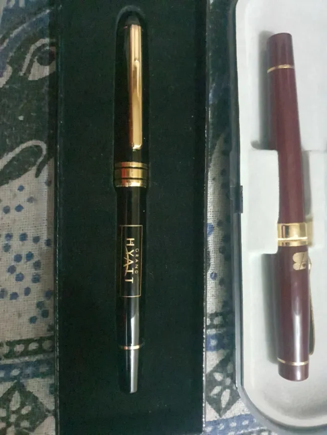 2 Penne eleganti con astuccio