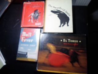 Lote 4 libri antichi sulla tauromachia