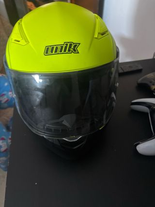 Casco Moto Unik Talla S con Gafas