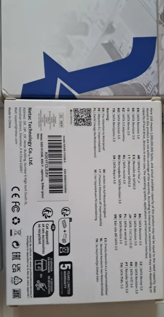Netac SSD 512GB 2.5 SATA III