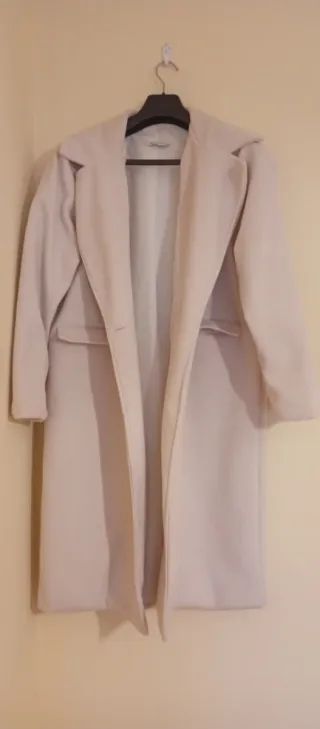 Abrigo beige largo