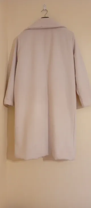 Abrigo beige largo