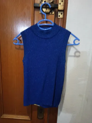 Conjunto fiesta brillante azul Talla L