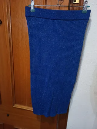 Conjunto fiesta brillante azul Talla L