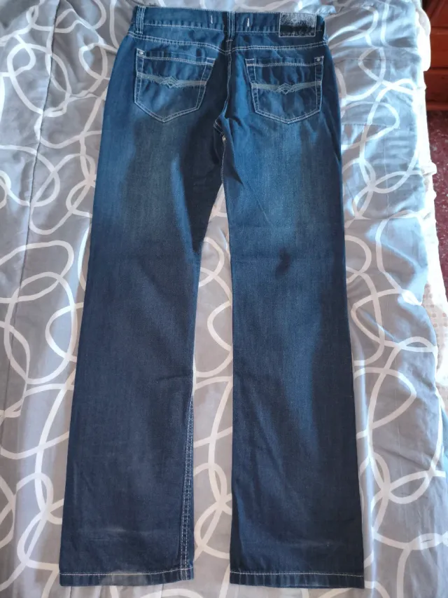 Pantalón vaquero azul hombre