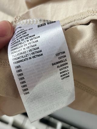 Vestido Uniqlo beige talla S