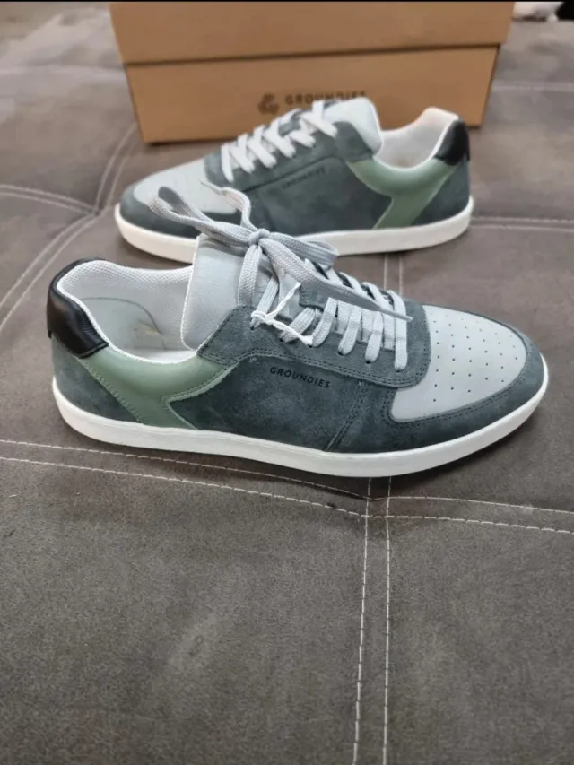 Zapatillas Groundies Talla 42 Gris/Verde