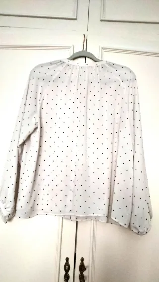 Blusa blanca lunares Tintoretto