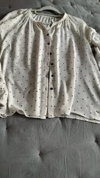 Blusa blanca lunares Tintoretto