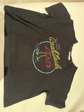 Camiseta Mango Negra Talla S