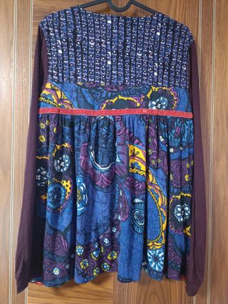 Camiseta Desigual M Manga Larga Lentejuelas