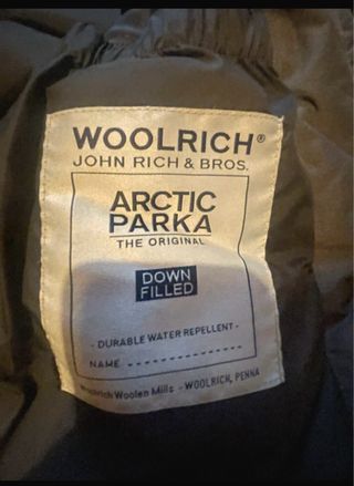 Parka Woolrich verde oliva