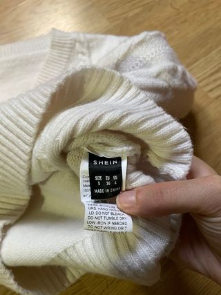 Jersey color crema talla S