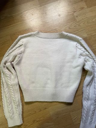 Jersey color crema talla S