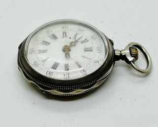 Reloj de bolsillo plata 10 rubis