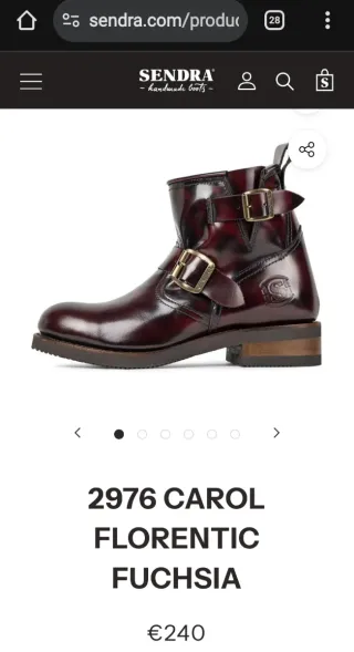 Botas Sendra Carol Florentic Fuchsia mujer